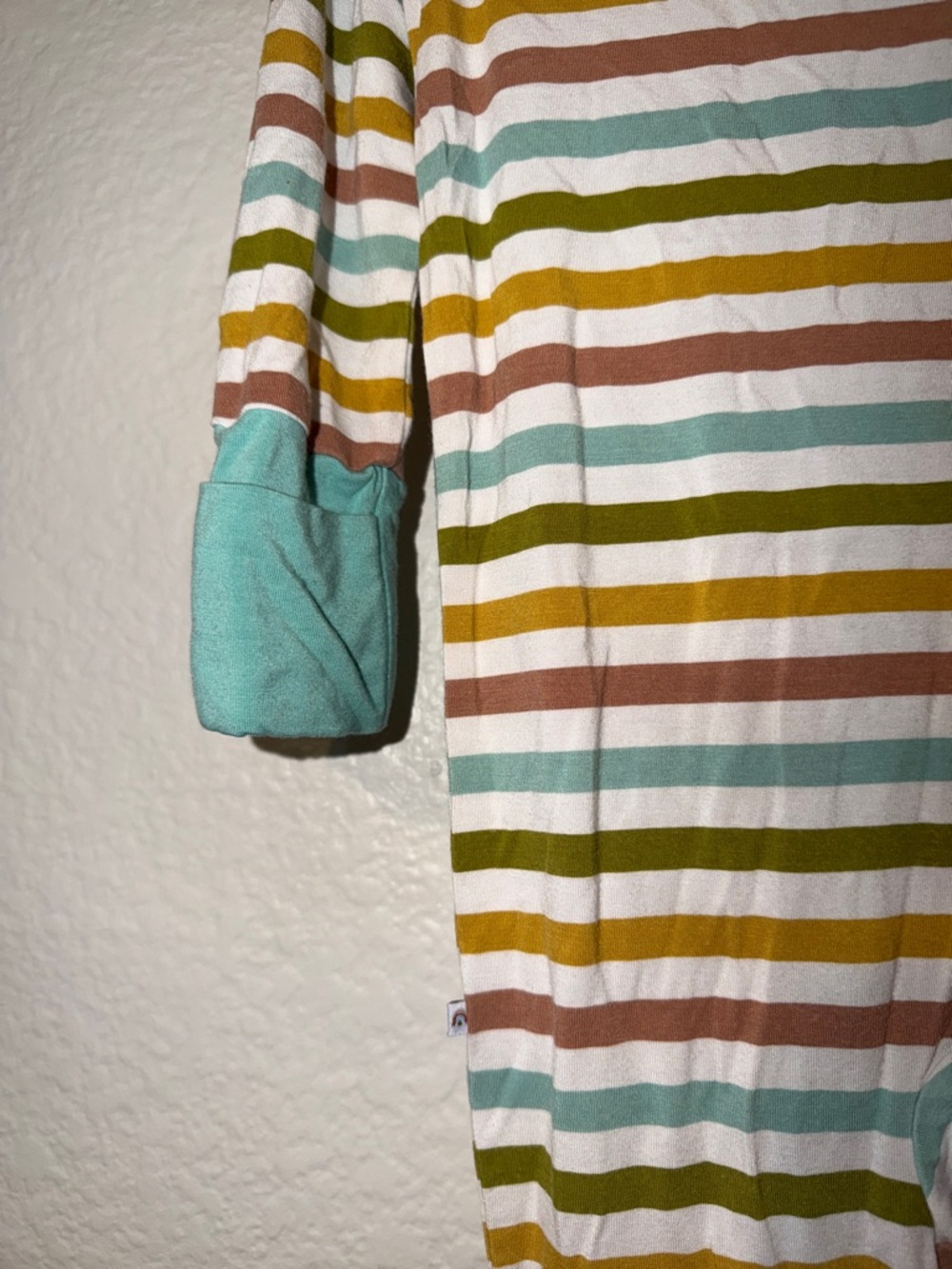 Emerson and Friends Convertible Pajamas - Spring Stripes - Picture 6 of 8